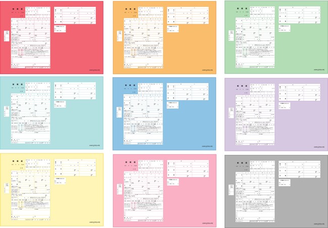 あなたの“推しカラー”は何色？【アニヴェルセルオリジナル婚姻届】19種のデザインが新登場！のメイン画像