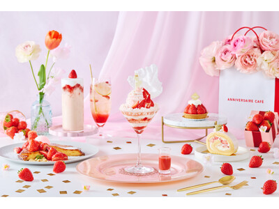 アニヴェルセルカフェ 表参道にて「Strawberry Celebration Sweets Fair」開催