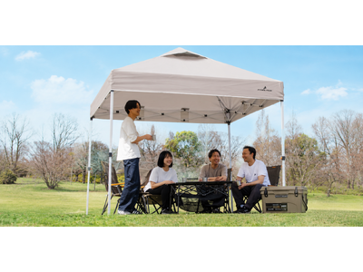「夏の屋外をこれ1台で快適に」発売1年で20,000台を突破したタープテント｜Amazonプライムデーに登場