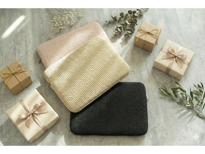 【クリスマスプレゼント・ギフトに】韓国伝統「ヌビ」風生地のノートパソコンケース「Nubi to (ヌビト)」発売。13・14インチ対応・ポケット付き、大人かわいい&おしゃれなキルティングPCケース。