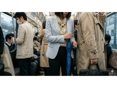 「濡れた傘をカバンに直行？」電車移動も快適、1日で300本売れた“折り畳み日傘”が楽天1位になった「意外...