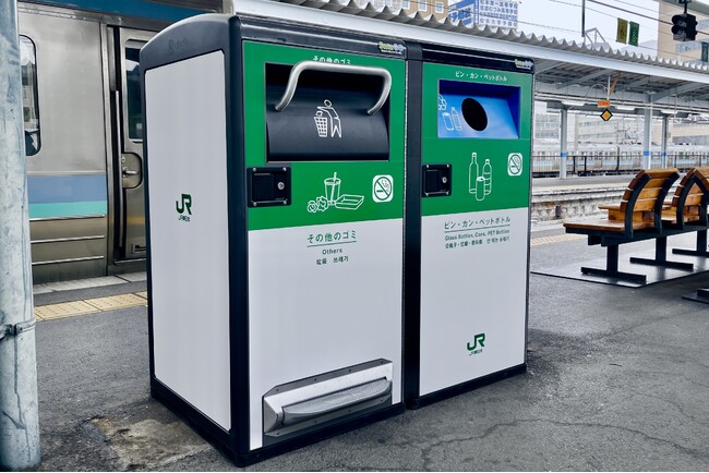 鉄道として〈日本初〉！JR松本駅にスマートゴミ箱「SmaGO」を観光庁採択事業として設置