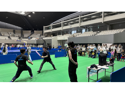 駒沢体育館リニューアル記念イベントにてサイバーチャンバラSASSEN（サッセン）体験ブースを出展！1日で300名超が体験、車椅子の方も参加可能なデジタルチャンバラに歓声！