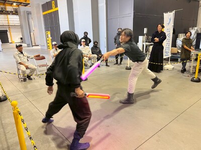 忍者と社員が真剣勝負！(株)シンコーメタリコン社内イベントにて「SASSEN」体験会を実施。親子対決・忍...