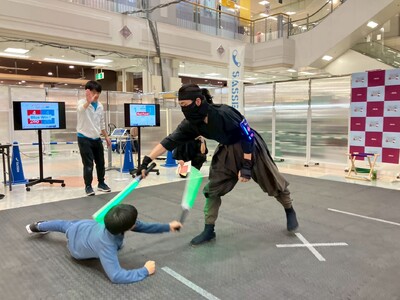 忍者×デジタルスポーツ「SASSEN」「Cyber KASSEN」が福岡黒田忍者隊（ワーサル福岡校）とコ...