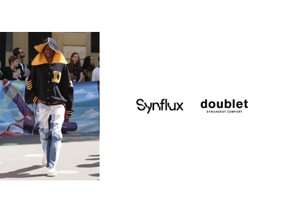 Synflux株式会社が、doubletと2025年春夏パリメンズコレクションで協業第2弾を発表
