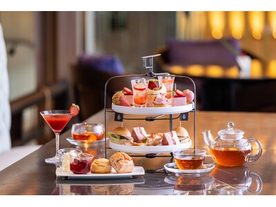 【フォーシーズンズホテル京都】2024年１月９日からイチゴの魅力を味わい尽くす「ストロベリーアフタヌーンティー」がスタート