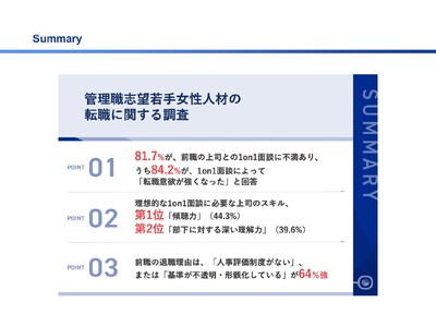 “面談しているのに離職する若手女性”が増えている理由──必要なのは制度より“対話の質”