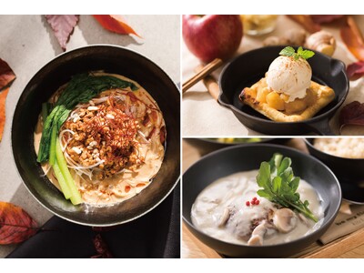【人気メニュー】be my flora kitchen冬の新メニュー！毎年人気の担々麺や、冬限定スイーツの提供を開始いたします