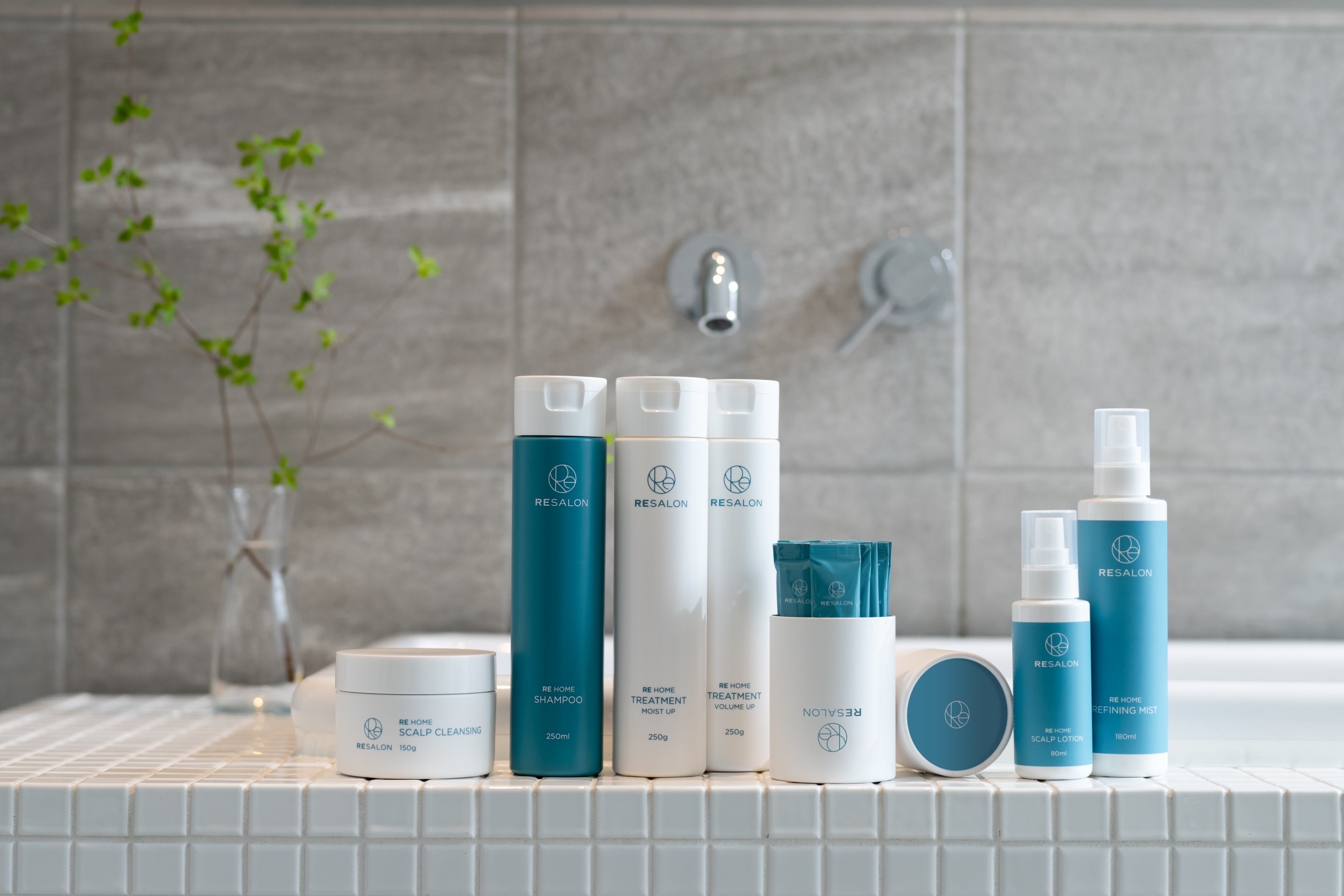 サロンクオリティをご自宅で。RESALONのヘアケアシリーズ「RE HOME CARE」環境に配慮したパッケージで新発売