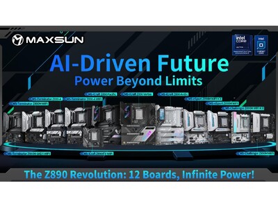 【MAXSUN】最新のZ890シリーズ・マザーボード12モデルを発表！