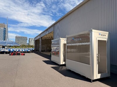 【夏場の地表温度60℃超】都市型モビリティテーマパーク「シティサーキット東京ベイ」にどこでもテラスラウンジ「telala」を設置
