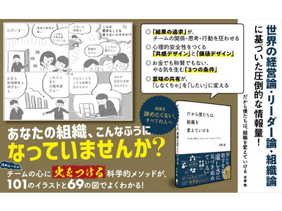 チームの「やる気」を高める科学的メソッド！『だから僕たちは、組織を変えていける』１１月２９日発売！