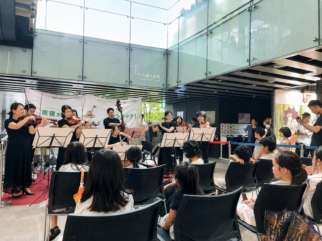 「こども音楽食堂」原宿で3日間開催。オーケストラが奏でる「調和の力」を子どもたちへ【シルバーバックスプリンシパル・グループ】