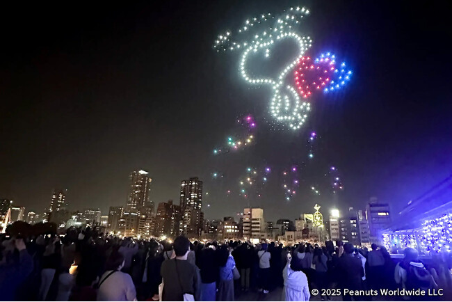 大阪・8日間連続開催ドローンショー「DRONE SHOW JAPAN PRESENTS STARMIRAGE IN OSAKA TEMMABASHI」延べ5万5千人が天満橋エリアに来場