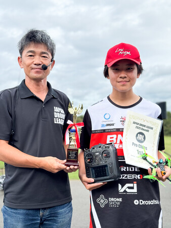FPVドローンレーサー山本悠貴選手が、2025 ジャパン・ドローン・リーグ（JDL）・Proクラスで初優勝！