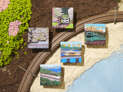 『電車で旅するマグネット』にJR九州シリーズが仲間入り。九州の鉄道旅の魅力を詰め込んだ新作5種を発売