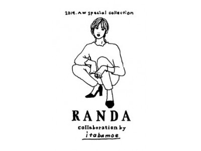 レディスブランド『RANDA』から人気イラストレーターitabamoeさんとのコラボシューズと初コラボアパレル登場！