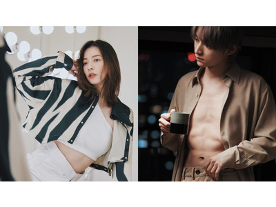 美ボディをキープし続ける香里奈と、CM曲を歌うSKY-HIが出演する「C COFFEE」新CM 4/13から放映開始