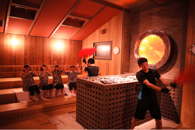 「美楽温泉 SPA-HERBS 」が贈る史上最大の熱波！記録更新！【過去最大24名】のアウフギーサーが集結！