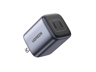 【UGREEN】ノートPCも充電可能！USB-Cポートを2つ搭載し、 最大45W出力の小型急速充電器 「Nexode Mini 45W」を新発売！