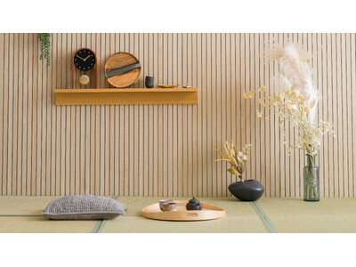 累計販売数1万本突破の吸音リブパネル「RIB:BO」に新色登場。賃貸DIYクリエーター「sora」さんとのコラボカラーを発売。