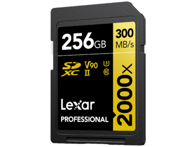 Lexar、プロフェッショナル向けUHS-II SDXCカードに256GB容量モデルを追加