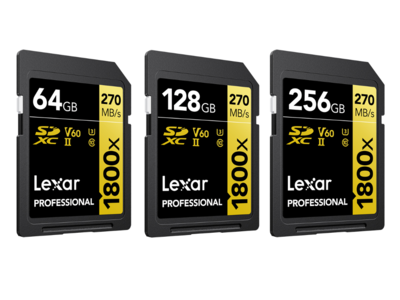「Lexar」、4Kビデオ撮影に最適なUHS-II対応SDカード