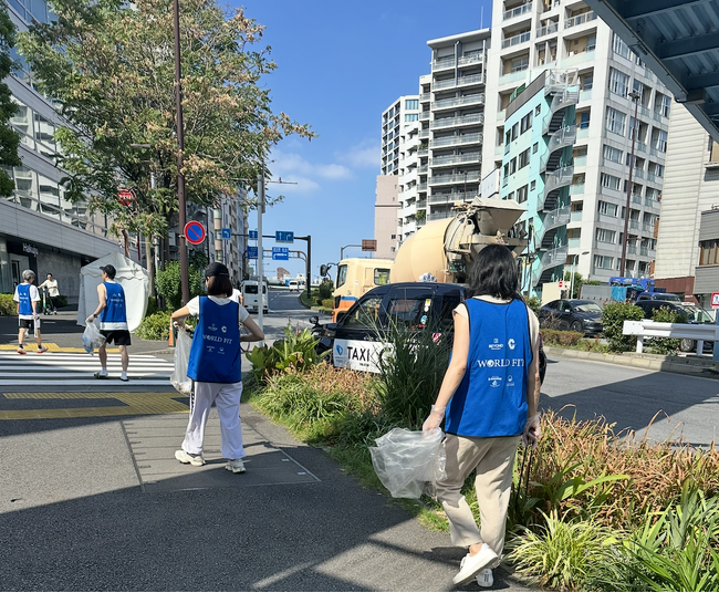 地域貢献活動『クリーンデイ』を開催　社員有志が渋谷・富ヶ谷エリアで清掃活動 ワールドフィット