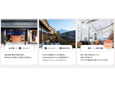MIMARUの手荷物当日配送サービス、東京⇔大阪・京都間へ拡大 ～“朝預けて夜受け取る”訪日家族が驚く日...