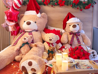 テディベアに囲まれた“おこもりクリスマス”『Christmas Teddy Room（クリスマス テディルーム）』が登場