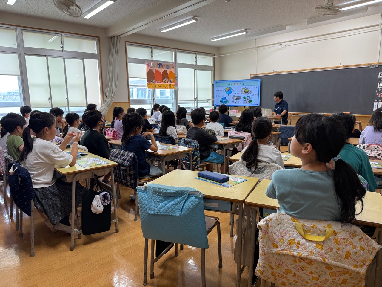 【速報】エフピコ・ヤオコー川崎市立登戸小学校で環境出前授業を実施