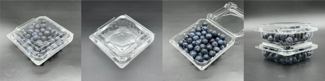 エフピコチューパ、待望のブルーベリー専用容器を新開発！通気性抜群でデザイン性の高いブルーベリー専用容器「ミルティシリーズ」を5月25日より販売開始！