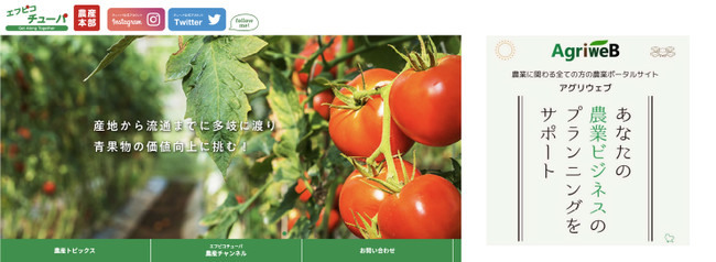 【エフピコチューパ農産本部】AgriweB（アグリウェブ）連載コラムが同サイトの人気シリーズを獲得！