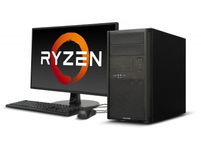 【FRONTIER】AMDのGPU内蔵「Ryzen 2000シリーズ」搭載モデル新発売