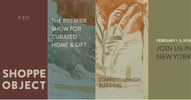日本の工芸・ライフスタイルブランドが北米市場へニューヨークで開催「SHOPPE OBJECT 2026 winter」に出展