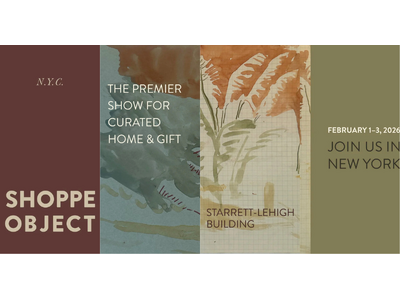 日本の工芸・ライフスタイルブランドが北米市場へニューヨークで開催「SHOPPE OBJECT 2026 winter」に出展