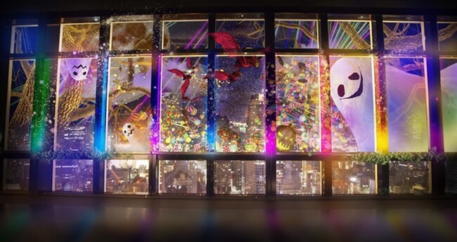 ネイキッド×東京タワーの夜景プロジェクションマッピングによるハロウィンパーティーショー