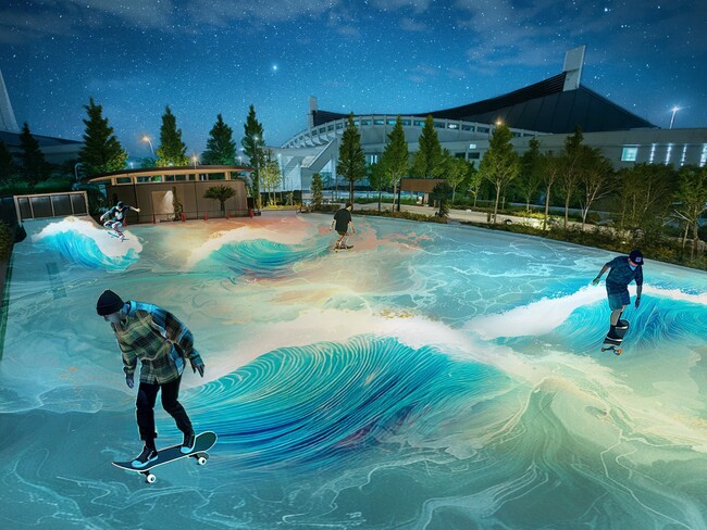 渋谷とホノルルを結ぶネイキッドのアート体験が代々木公園に登場