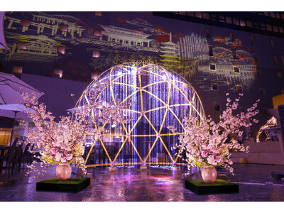 期間限定！　京都駅ビル東広場が、“桜アート”のお花見スポットに変身