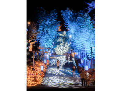 長門湯本温泉 冬の風物詩「音信川うたあかりV0l.8」を開催