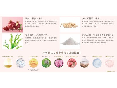 【新商品】ぷるるん美バストへ！上品なバラの香りと美容成分たっぷり配合の「BUST RICH CREAM」が新登場！