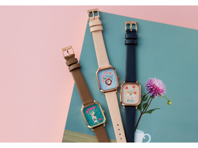 英国の女性陶芸家「Polly Fern」(ポーリー・ファーン)のウォッチコレクションから人気シリーズ「Picture Frame」の新作が登場、腕時計のセレクトショップTiCTACが独占販売！