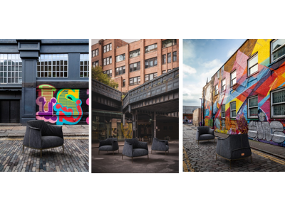 ラグジュアリーファニチャーブランド「ポルトローナ・フラウ」から、新作「Archibald Denim Edition」が登場