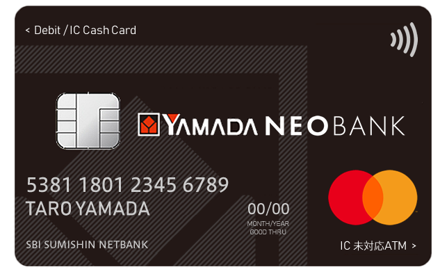 ヤマダ NEOBANK デビット（Mastercard）本日より Apple Pay への対応開始