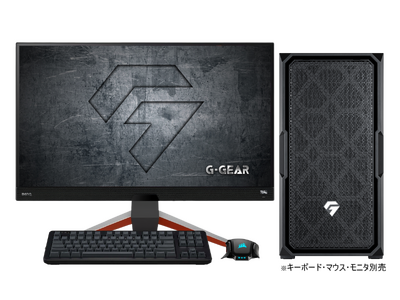 【TSUKUMO】新型G-GEARミドルタワーケースを使用したスタンダードゲーミングPCを発売