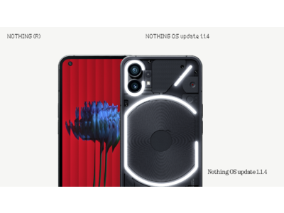  Nothingがカメラ機能を中心としたソフトウェアアップデートを発表