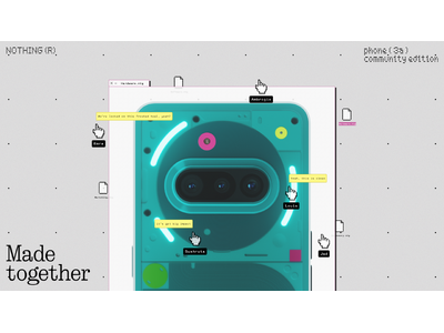 Nothing、コミュニティの創造力と一緒に作ったPhone (3a) Community