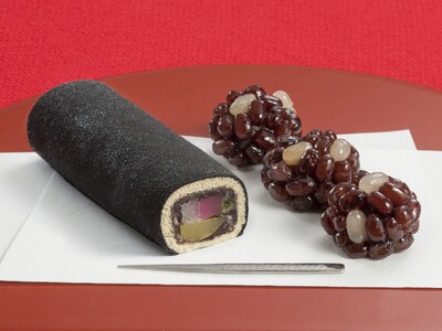 【京菓子處鼓月】節分の縁起物「恵方巻」をイメージした創作和菓子「招福-恵方巻」を数量限定で予約販売