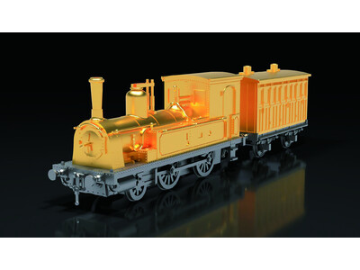 【鉄道開業150年記念企画】鉄道博物館に「純金製１号機関車」を特別展示します。